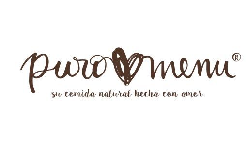 Logo comida natural Puro Menu